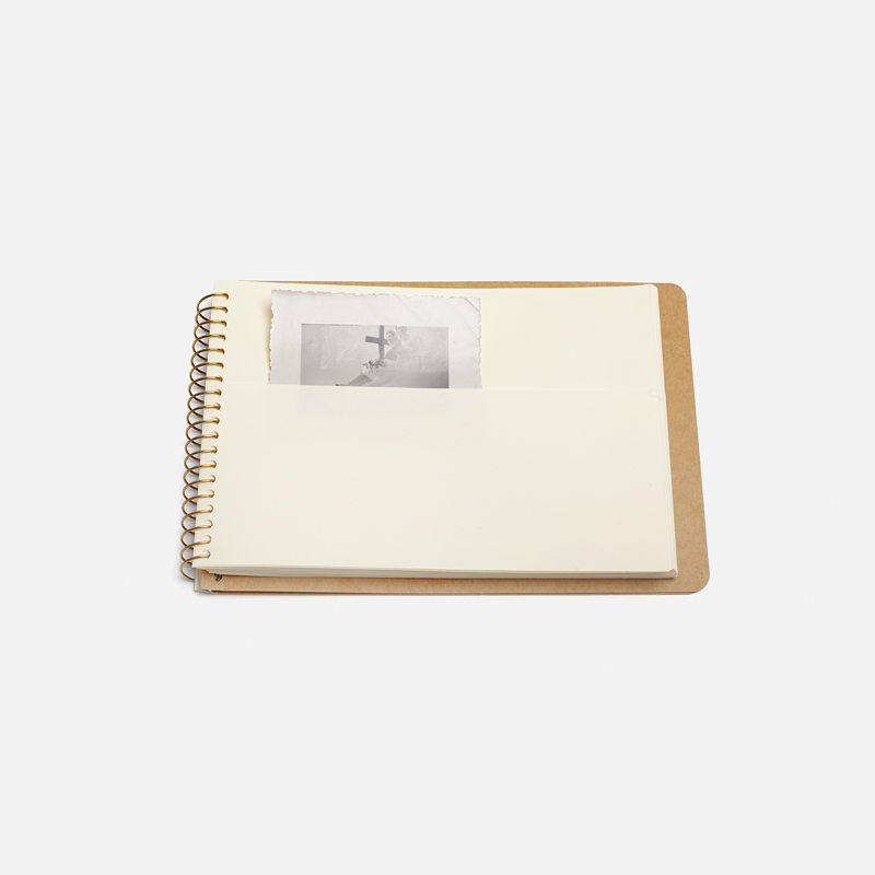 Spiral B6 notebook white envelope (kangaroo) Nanban